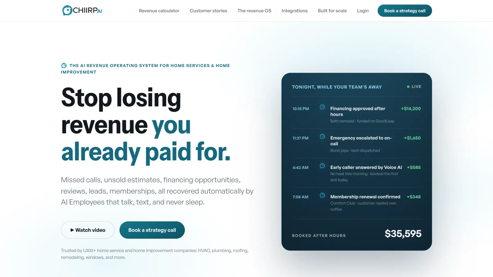Chiirp — Business Platform